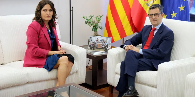 Vilagrà i Bolaños fixaran divendres la data de la reunió entre Aragonès i Sánchez