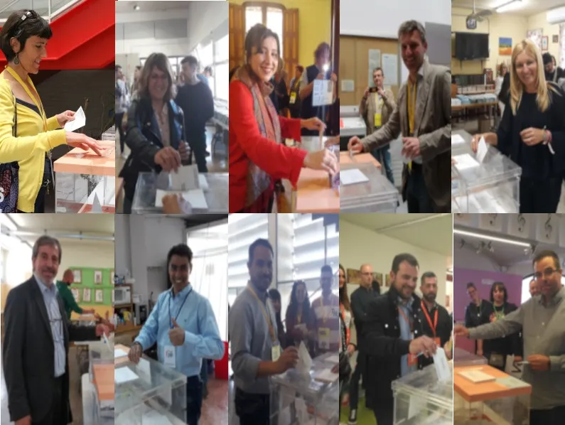 Els 10 candidats a l’alcaldia han votat al matí