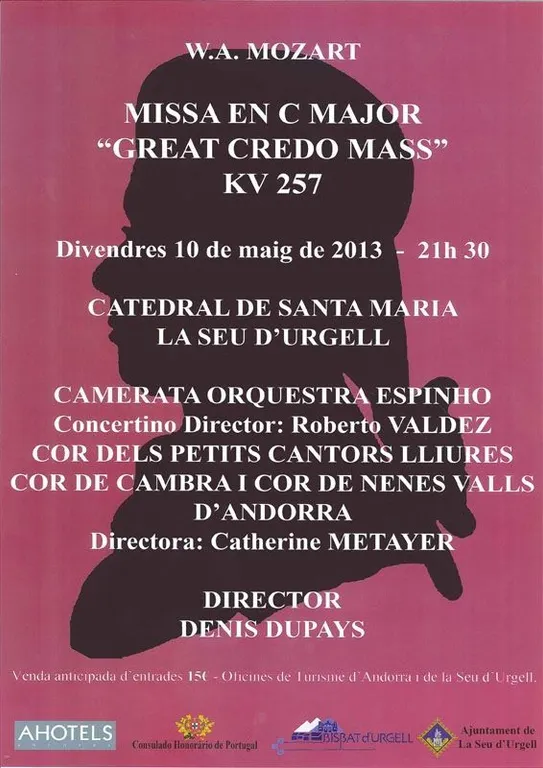 Concert dels Petits Cantors Lliures d'Andorra a la Catedral de la Seu