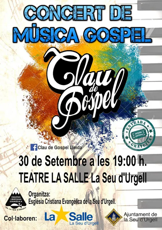 Concert a la Seu d'Urgell del cor 'Clau de gospel'