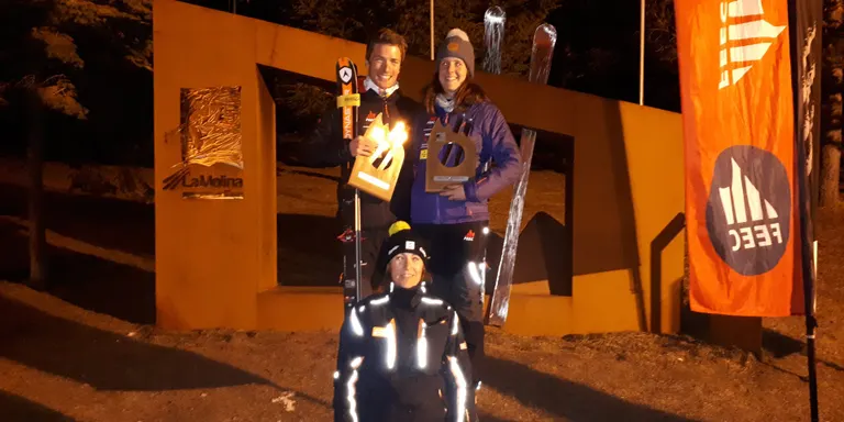 Jordi Alís, campió de la Copa Catalana vertical d'esquí de muntanya