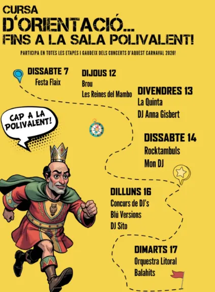 Els concerts de dijous a dissabte de Carnaval començaran a les 3 de la matinada i les entrades tindran preus una mica més populars