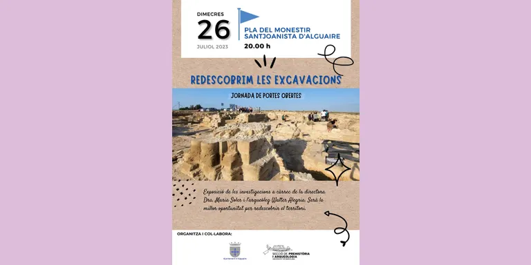 Jornada de Portes Obertes al jaciment del Monestir Santjoanista d'Alguaire