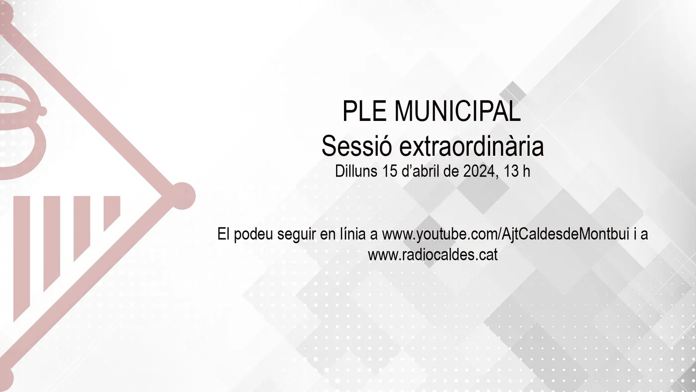 Una reunió amb amb les candidatures, i el Ple Extraordinari per sortejar els membres de les meses, els propers passos pel 12-M