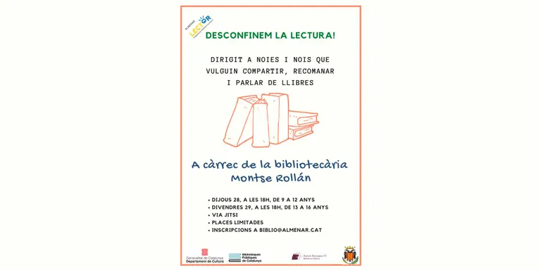 Desconfinem la lectura amb el Pla Educatiu d'Entorn de l'Alt Segrià