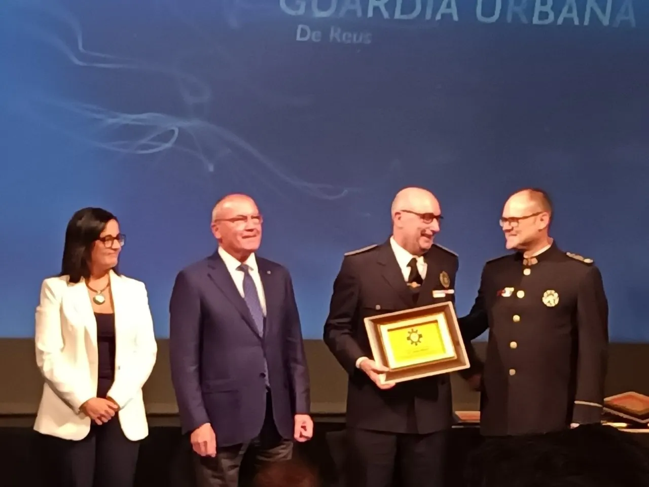 La Guàrdia Urbana de Reus reconeix l’excap de la Policia Local de Cambrils Josep Muñoz
