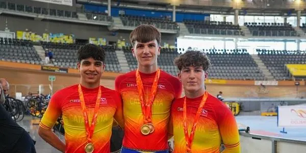 El ciclista David Belmonte revalida el títol en la modalitat de velocitat d’equips del Campionat d’Espanya en Pista