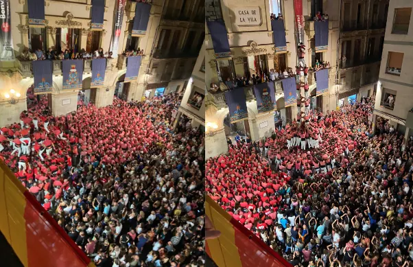 Valls viu una diada de la Vigilia marcada pel dol de la mort de Roser Herreros
