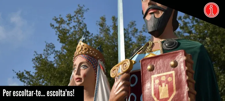 Continua la restauració dels gegants vells de Castellterçol