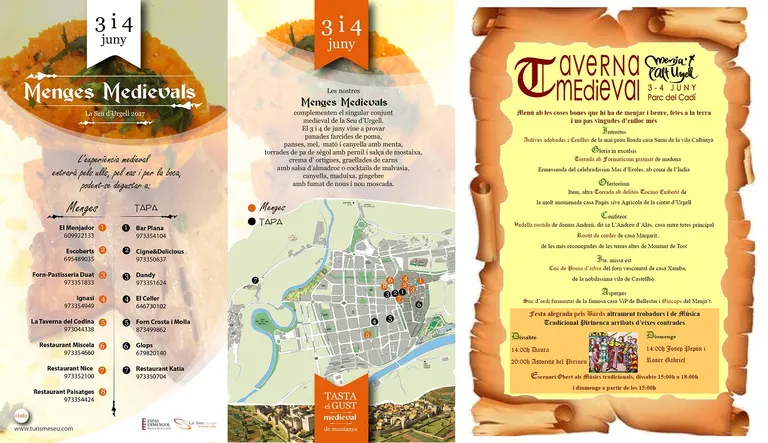 Propostes gastronòmiques durant el Mercat Medieval dels Canonges