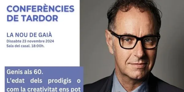 La Nou de Gaià organitza la tercera sessió del cicle 'Conferències de tardor' amb Jordi Folk com a protagonista