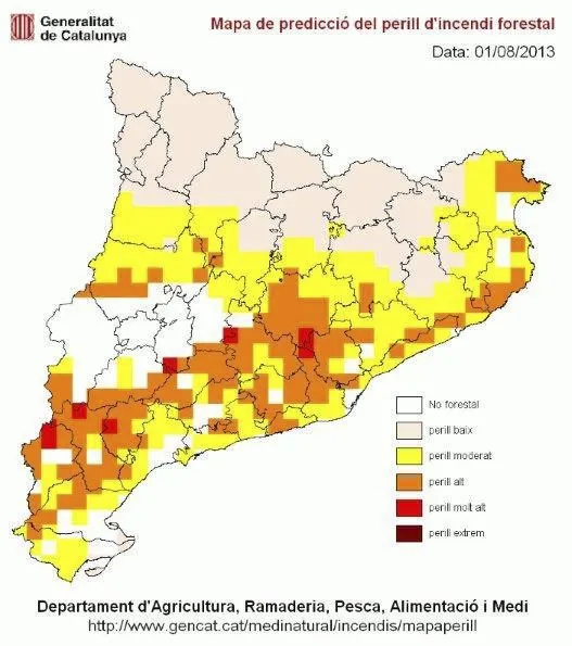 Precaució per la pujada de temperatures d'aquest cap de setmana