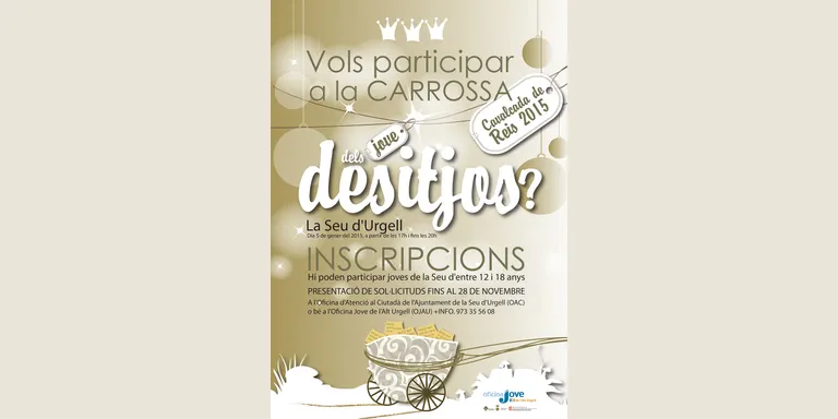 'La Carrossa dels Desitjos', novetat de la Cavalcada de Reis 2015