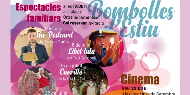"Bombolles d'estiu" disposa de noves entrades alliberades