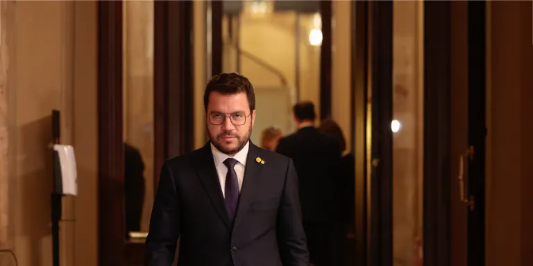 Aragonès es reuneix amb Turull després del Consell Executiu extraordinari, que s'ha allargat dues hores