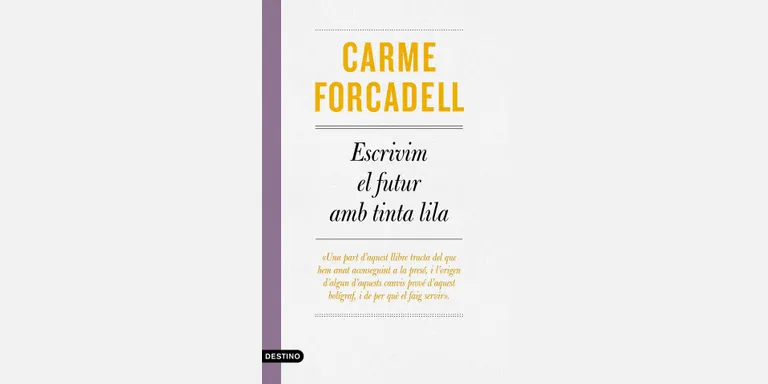 Carme Forcadell presenta a Oliana el llibre 'Escrivim el futur amb tinta lila'
