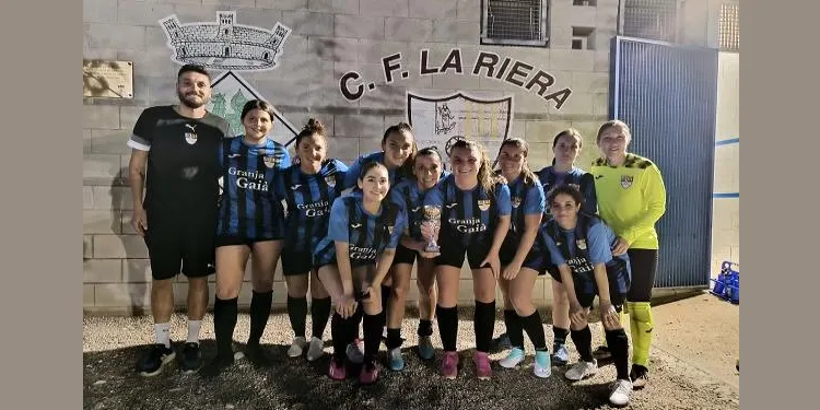 La pluja obliga a suspendre el partit entre la Riera i l’Icomar en la segona part