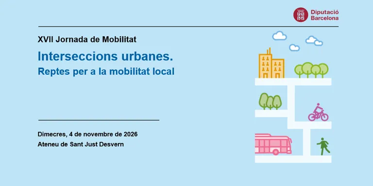 Sant Just acollirà la XVII Jornada de Mobilitat de la Diputació de Barcelona el 4 de novembre