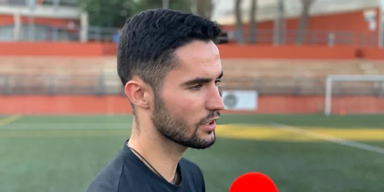Roda de premsa de Marcel Messeguer, jugador de la UE Valls