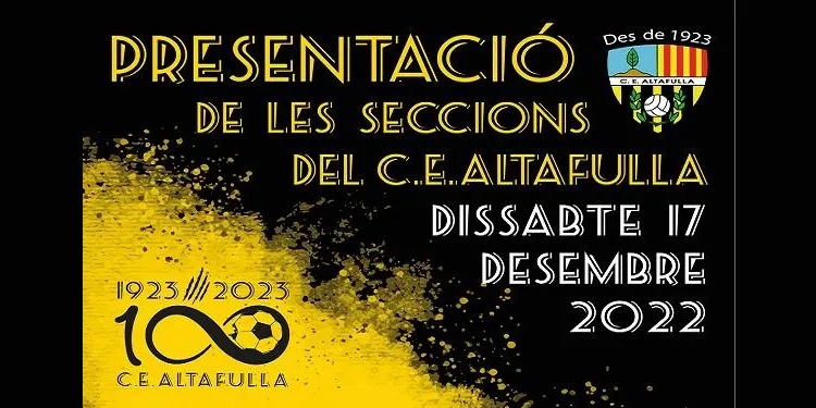 El CE Altafulla presentarà els equips de la temporada 2022-23 aquest dissabte amb diversos actes i molt futbol