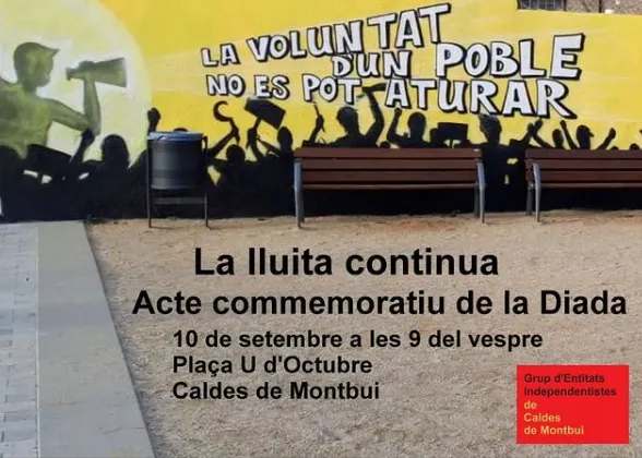Rosa Montiel, de Caldes Groga: «Estic cansada de les ‘performances’ de la Diada que no porten enlloc»