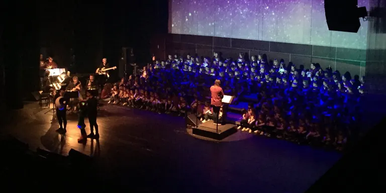 Alumnes de l'Escola de Música de la Seu d'Urgell participen al Cantaxics 2019