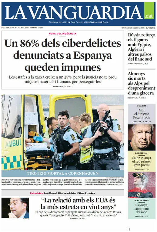 T'expliquem les portades dels diaris del territori d'aquest 4 de juliol