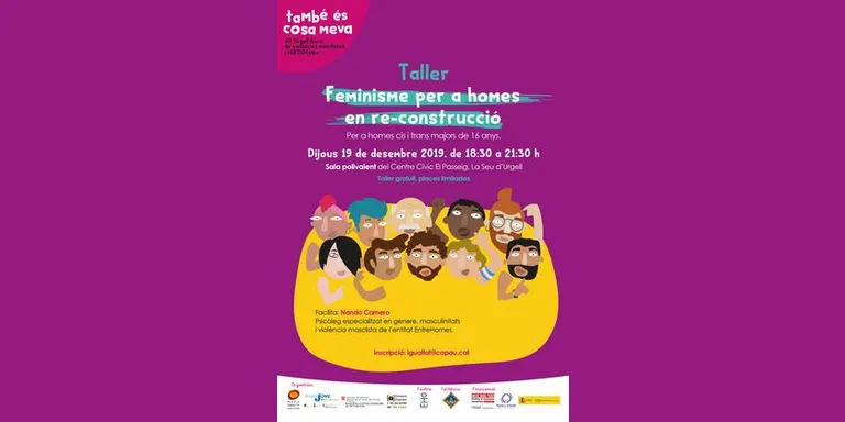 S'organitza a la Seu d'Urgell un taller de feminisme per a homes en re-construcció