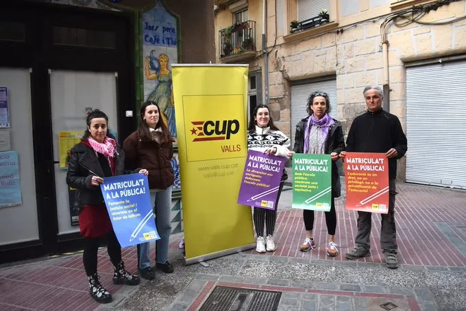 La CUP reclama més recursos per a l’escola pública