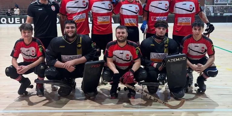 Victòria treballada de l'Hoquei Club Valls a la pista del Prat