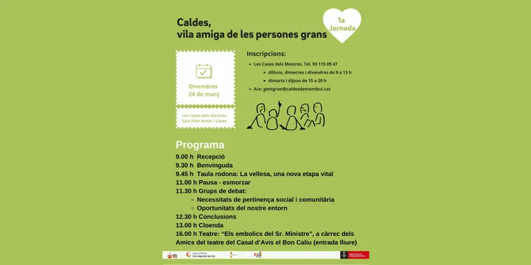 Caldes organitza per primer cop una jornada adreçada a millorar la vida de la gent gran