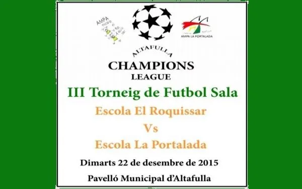 Altafulla es prepara per rebre el proper 22 de desembre el III Torneig de Futbol Sala