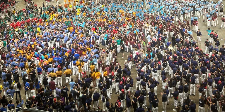 Els Marrecs de Salt, colla campiona de la jornada de dissabte del Concurs de Castells