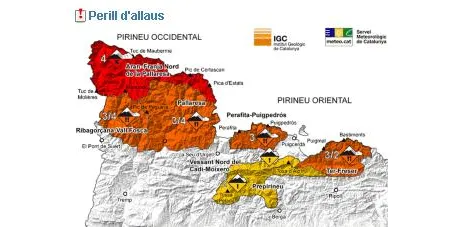 Protecció Civil de la Generalitat manté en prealerta el pla ALLAUCAT