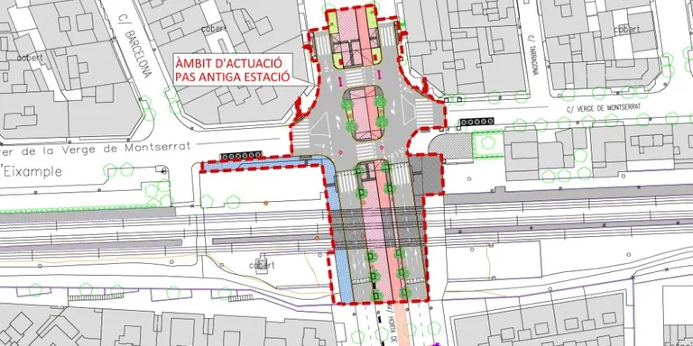 L’entorn de l’antiga estació de Cambrils, més a prop de connectar-se amb el mar
