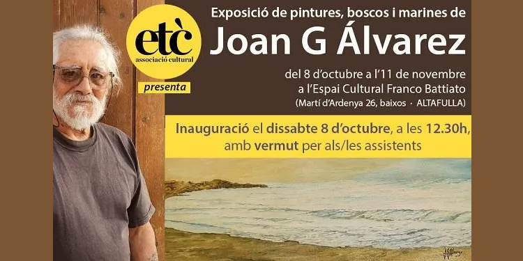 L'Espai Cultural Franco Battiato d'Altafulla acull una exposició de l'altafullenc Joan Alvarez