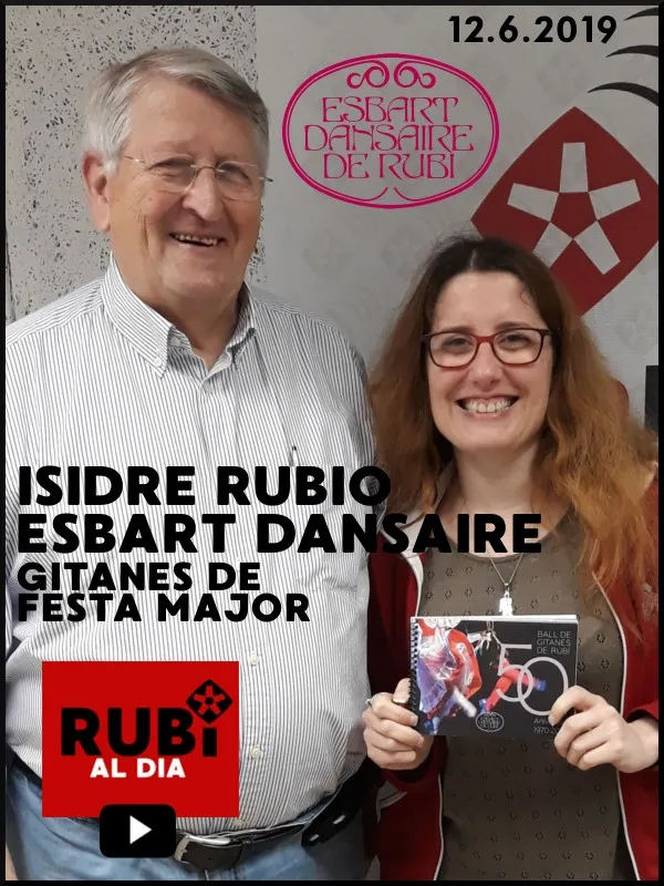 ISIDRE RUBIO les Gitanes de l'Esbart Dansaire de Rubí a la Festa Major 2019