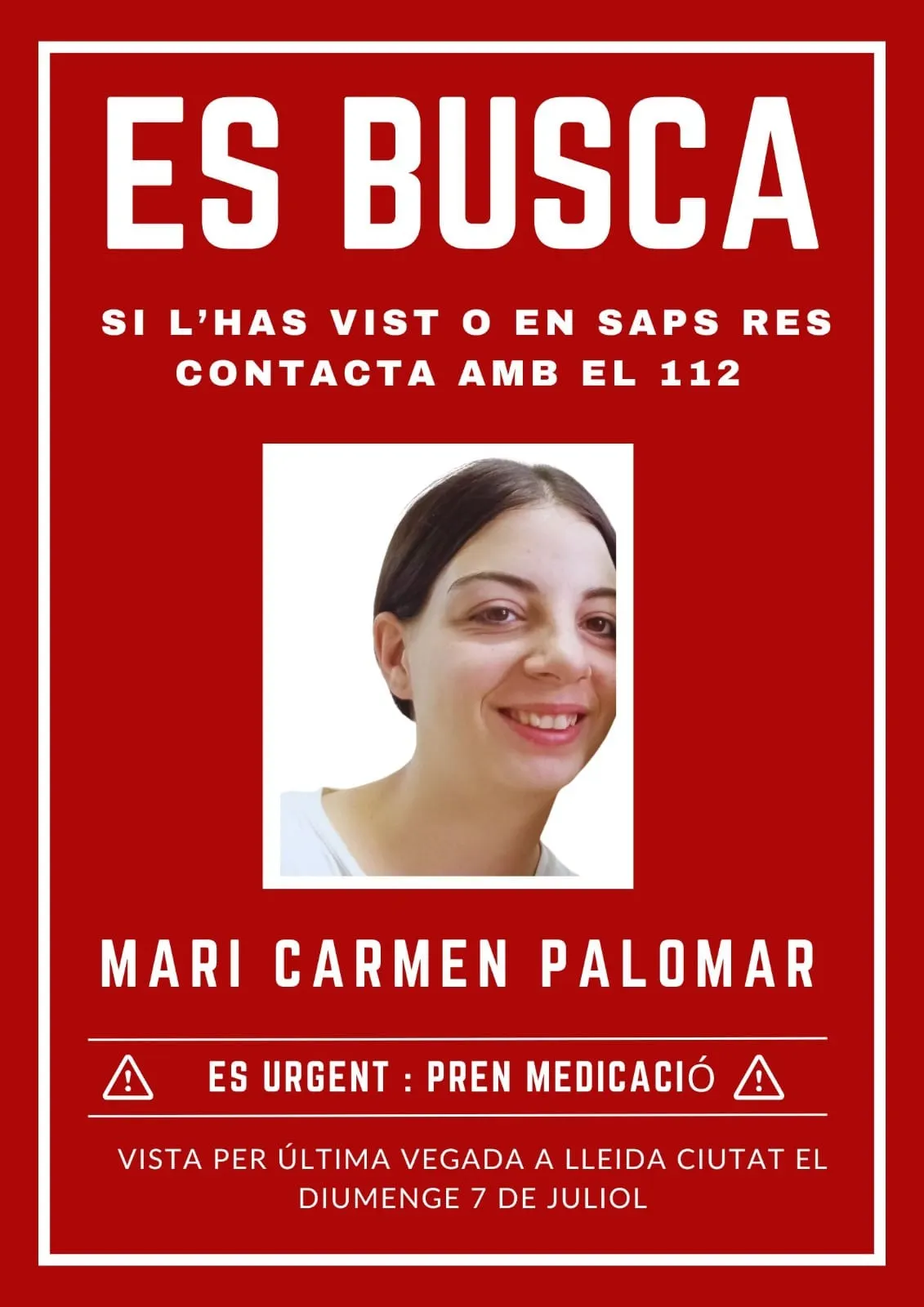 Busquen una jove del Solsonès desapareguda des de diumenge