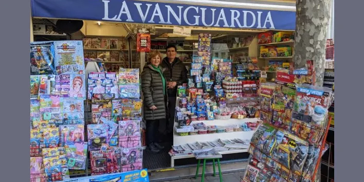 Arturo Prieto, propietari del quiosc Arturo: «Hem estat un punt de trobada de molta gent de Caldes durant tots aquests anys»
