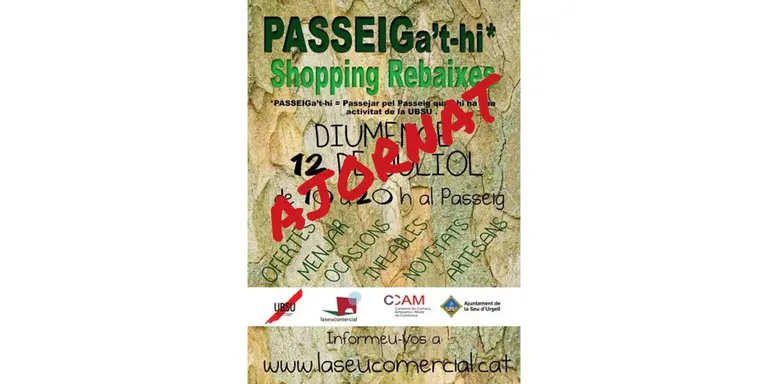 Ajornada l'acció comercial 'Shopping Rebaixes' a la Seu d'Urgell