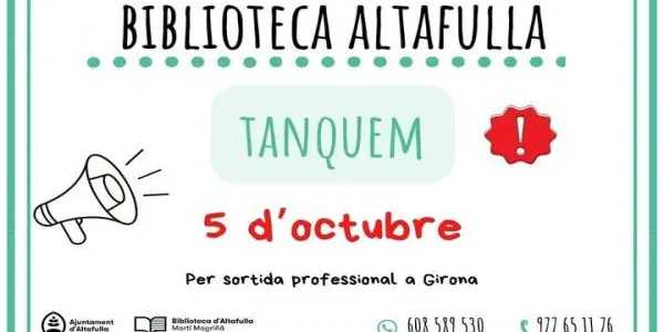 Aquest dijous la Biblioteca d'Altafulla roman tancada