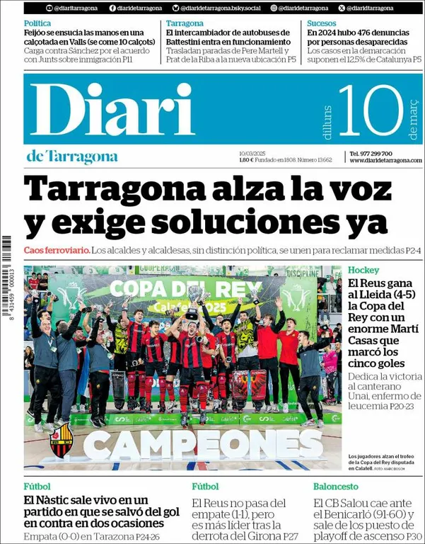 Cop d'ull als diaris d'aquest dilluns 10 de març