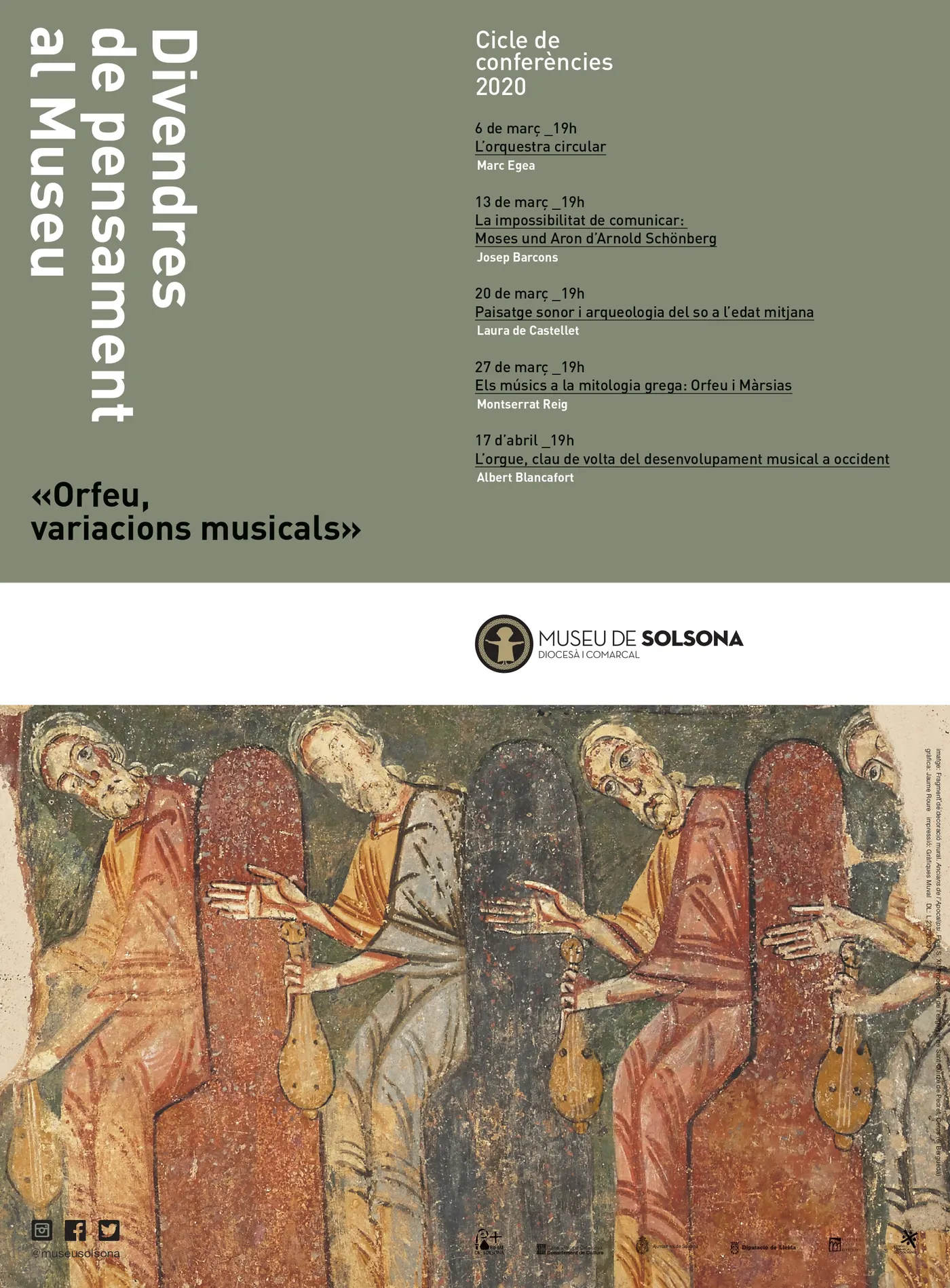 La música, protagonista dels Divendres de Pensament al Museu
