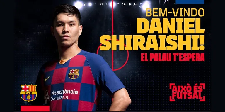 Daniel Shiraishi, nou fitxatge del Barça de futbol sala