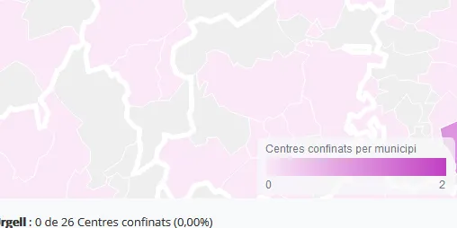 L'Alt Urgell té actualment cinc grups escolars confinats