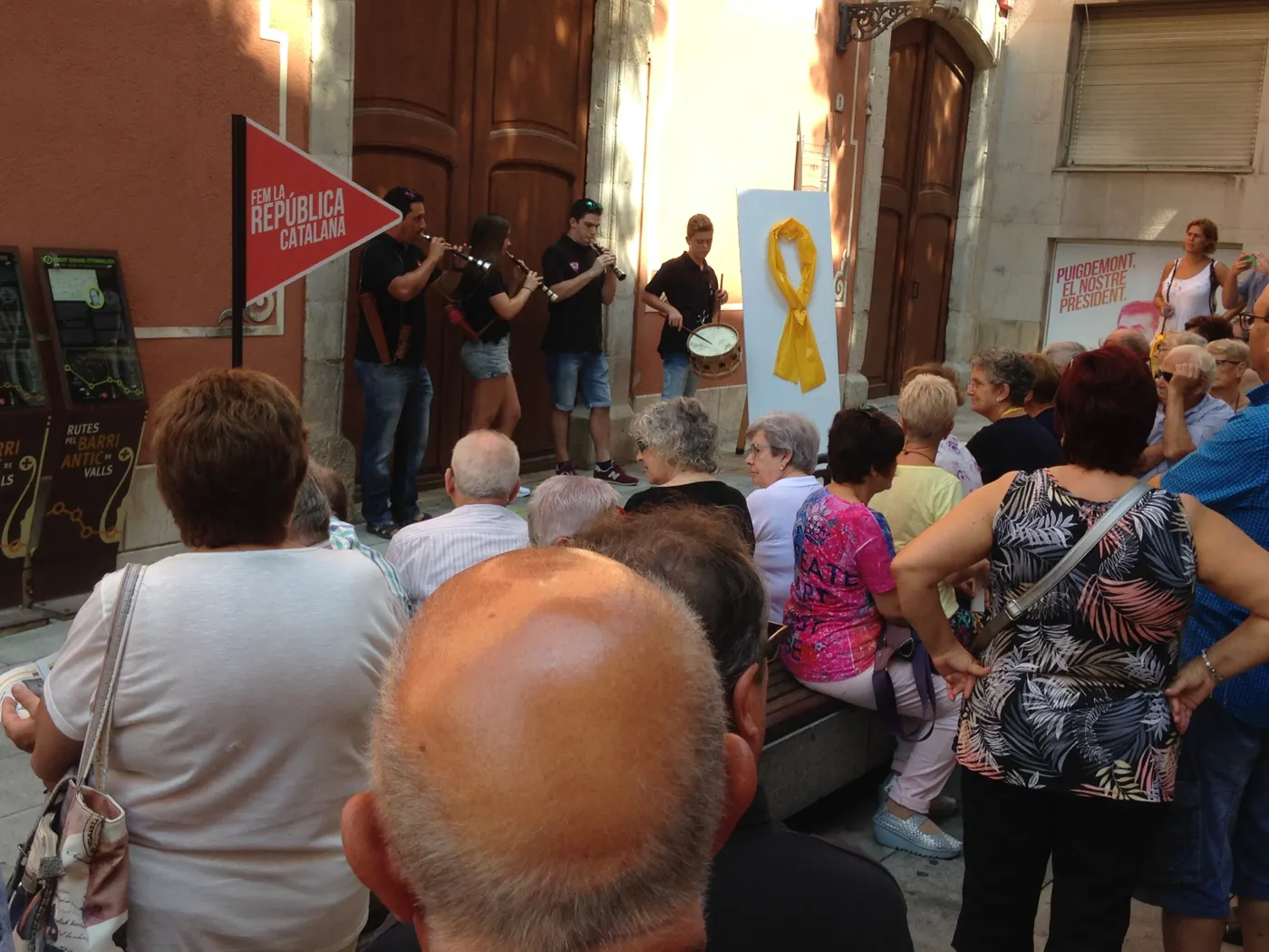 Les gralles de la Joves sonen contra la repressió