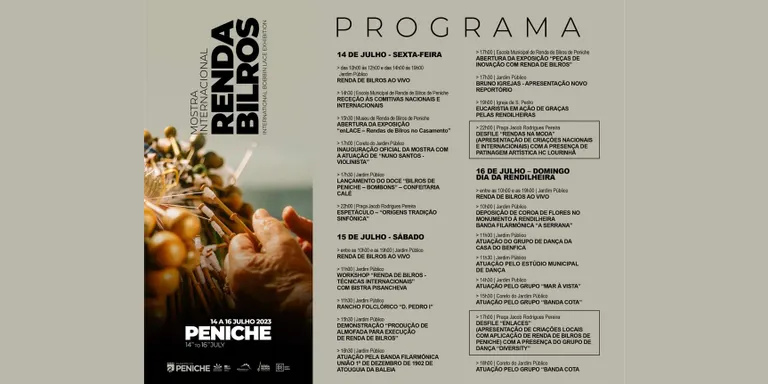 Una delegació arenyenca participa en la Mostra Internacional de Puntes a Peniche, a Portugal