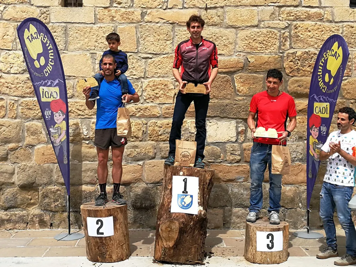 Podi masculí de la Volta Peramola 2019 (Foto: Cadí Circuit Fer)