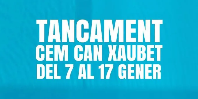 Can Xaubet tanca fins el 17 de gener