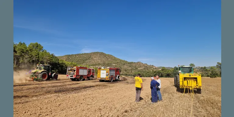 Petit ensurt a Clariana per un incendi ahir a la tarda